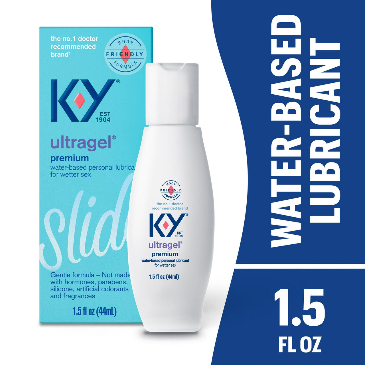 K-Y Ultragel Personal Lubricant, Non Sticky- 1.5 Oz